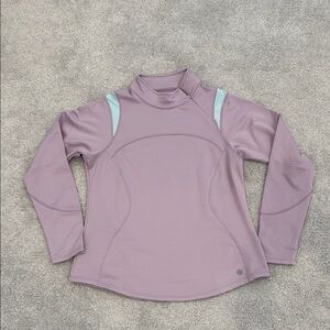 Purple Long Sleeve Athletic Top
